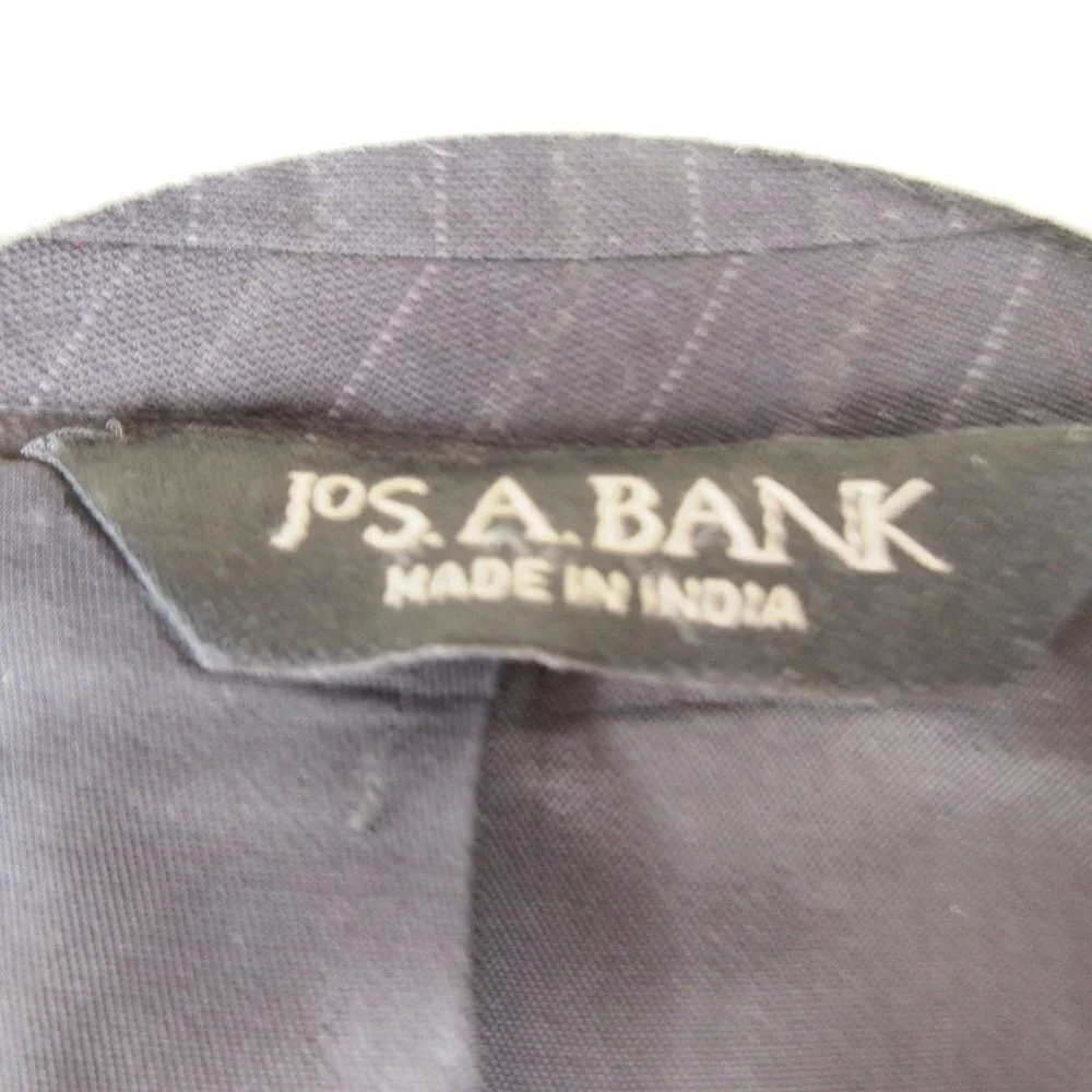 Jos. A. Bank Pinstripe Wool Suit Coat Size 44R Three Button